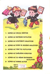 1980's Son Programa Göre Ünitelere Uygun İlk Okuma 1 - Süper Ali Okula Gidiyor NDR101163 - 3