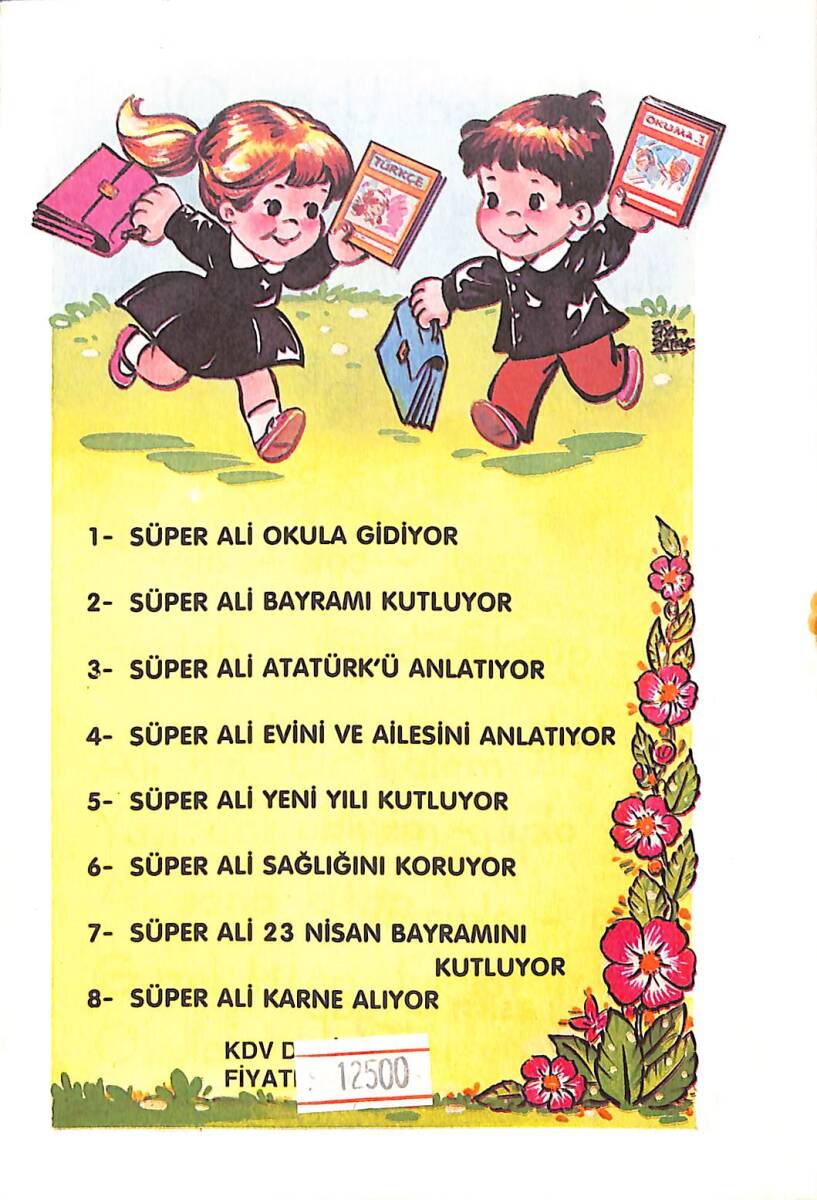 1980's Son Programa Göre Ünitelere Uygun İlk Okuma 1 - Süper Ali Okula Gidiyor NDR101163 - 3