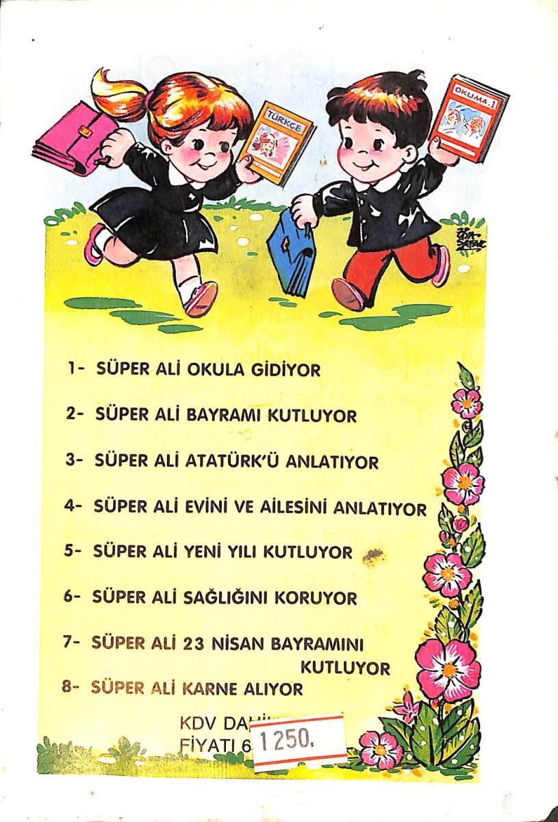 1980's Son Programa Göre Ünitelere Uygun İlk Okuma 2 - Süper Ali Bayramı Kutluyor NDR101162 - 3