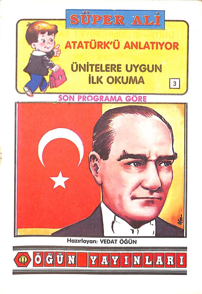 1980's Son Programa Göre Ünitelere Uygun İlk Okuma 3 - Süper Ali Atatürk'ü Anlatıyor NDR101160 - 4