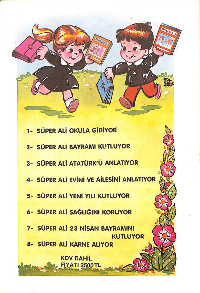 1980's Son Programa Göre Ünitelere Uygun İlk Okuma 7 - Süper Ali 23 Nisan Bayramını Kutluyor NDR101165 - 3