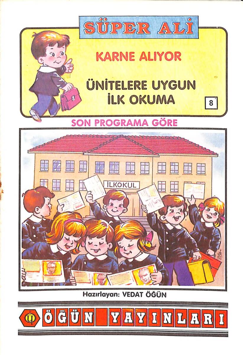 1980's Son Programa Göre Ünitelere Uygun İlk Okuma 8 - Süper Ali Karne Alıyor NDR101166 - 1