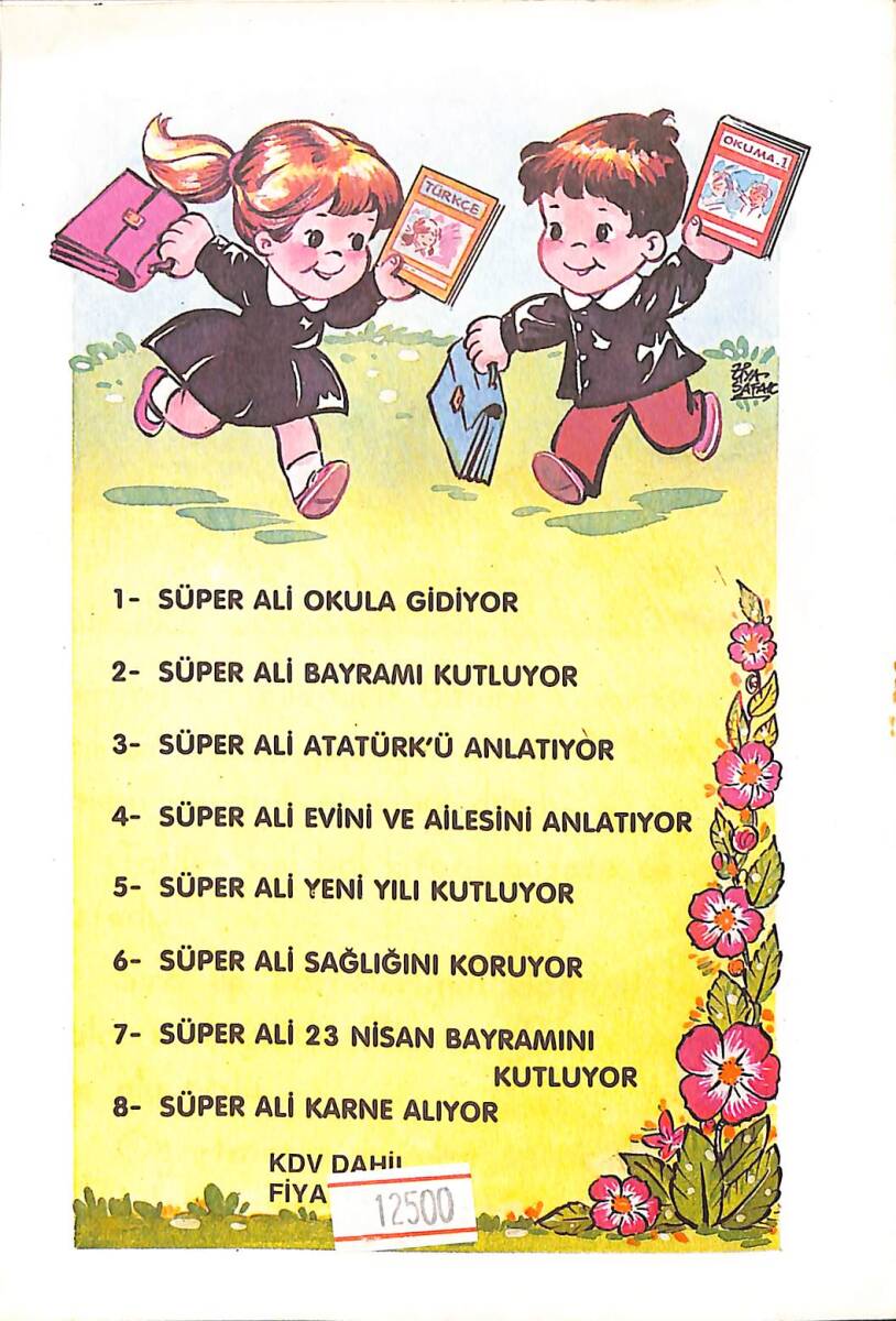1980's Son Programa Göre Ünitelere Uygun İlk Okuma 8 - Süper Ali Karne Alıyor NDR101166 - 3