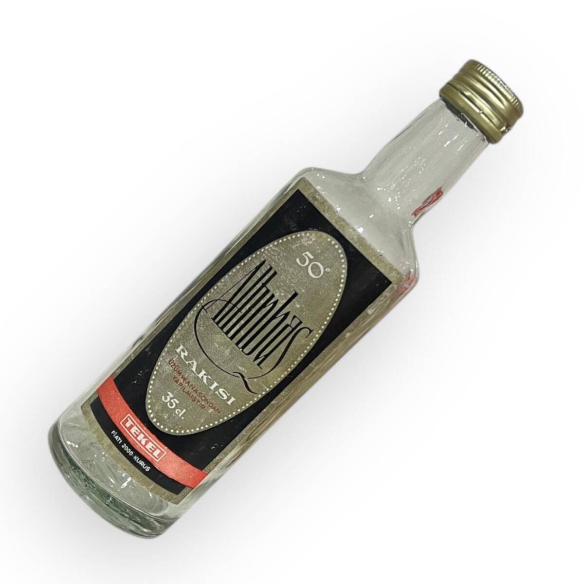 1980s Tekel Altınbaş Rakı 35cl 2000Krş Boş Şişe #AOB5140 - 1