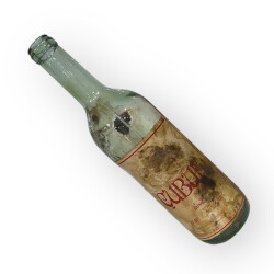 1980s Tekel Çubuk Şarabıi 70cl Boş Şişe #AOB5138 - 4