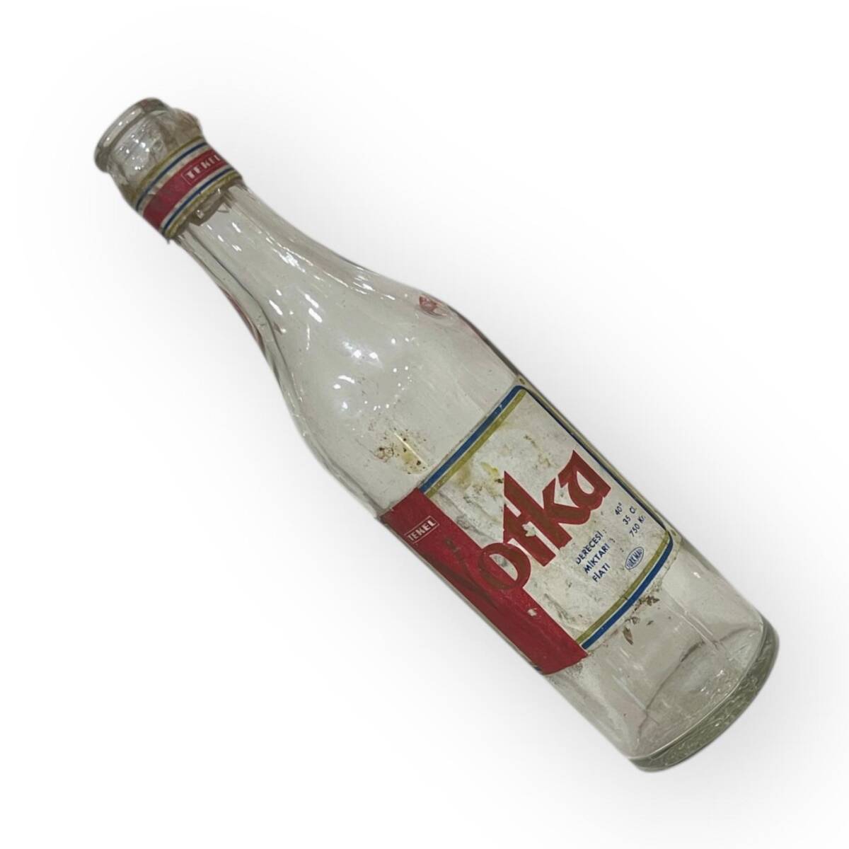 1980s Tekel Votka 35cl 750Krş Boş Şişe #AOB5139 - 4