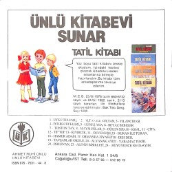 1980's Tip Top Tatil Kitabı NDR101864 - 3