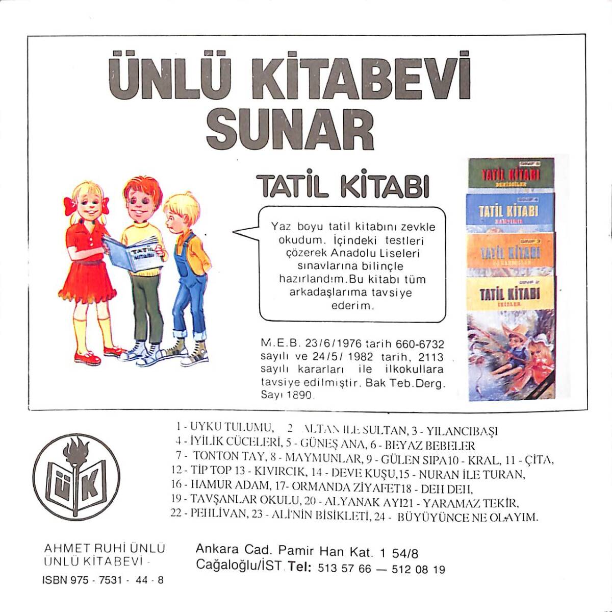 1980's Tip Top Tatil Kitabı NDR101864 - 3