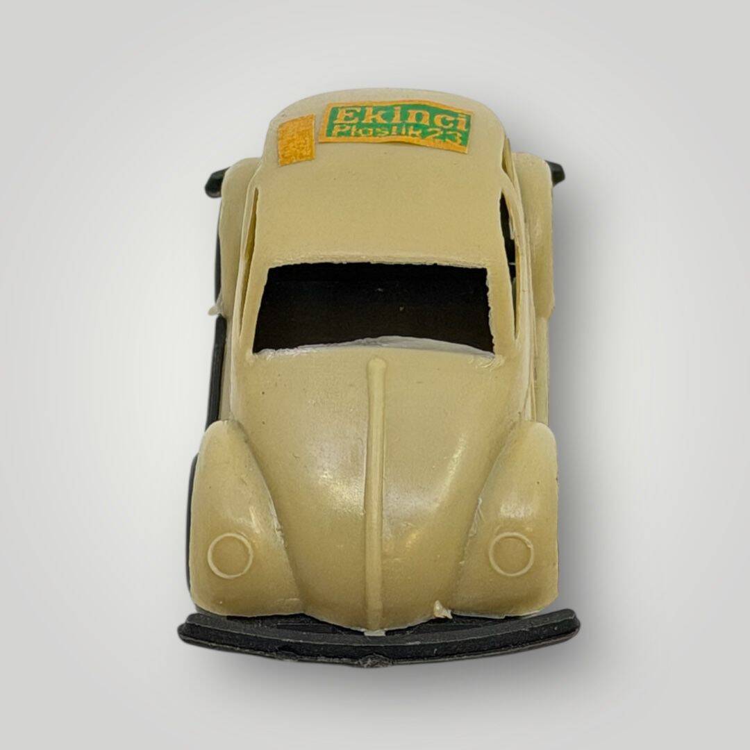 1980's Türk Malı Ekinci Plâstik Oyuncak Vosvos Araba (Sıfır Ürün) AOB5045 - 3