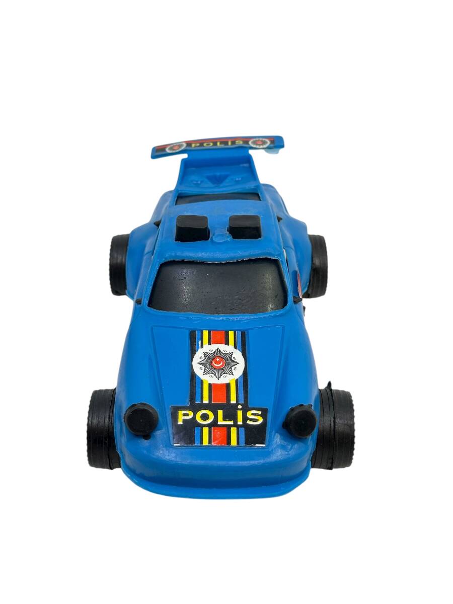 1980's Türk Malı Enhoş Plâstik Oyuncak Polis Aracı (Sıfır Ürün) AOB4577 - 3