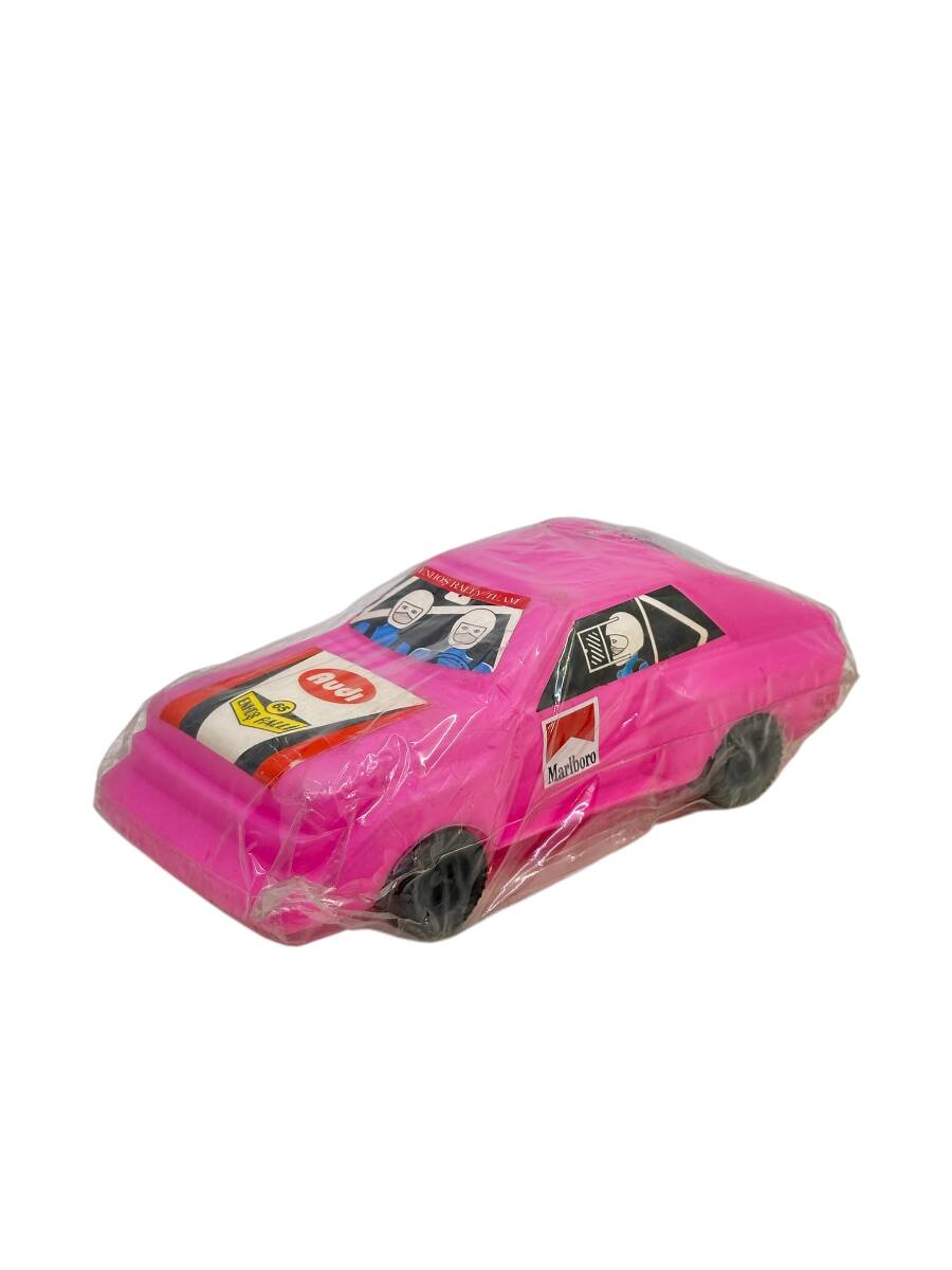 1980's Türk Malı Enhoş Üfleme Plâstik Oyuncak Audi Ralli Aracı (Sıfır Ürün) AOB4583 - 2