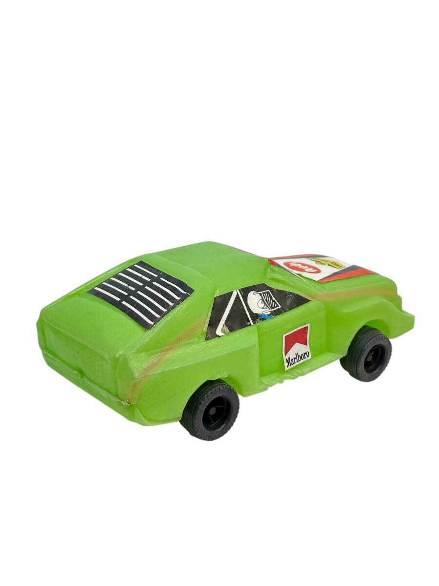1980's Türk Malı Enhoş Üfleme Plâstik Oyuncak Audi Ralli Aracı (Sıfır Ürün) AOB4584 - 5