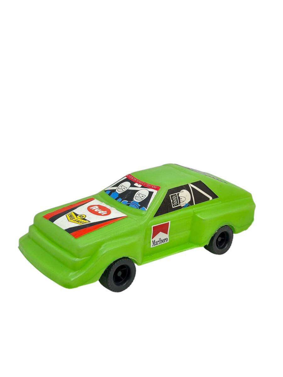 1980's Türk Malı Enhoş Üfleme Plâstik Oyuncak Audi Ralli Aracı (Sıfır Ürün) AOB4584 - 8