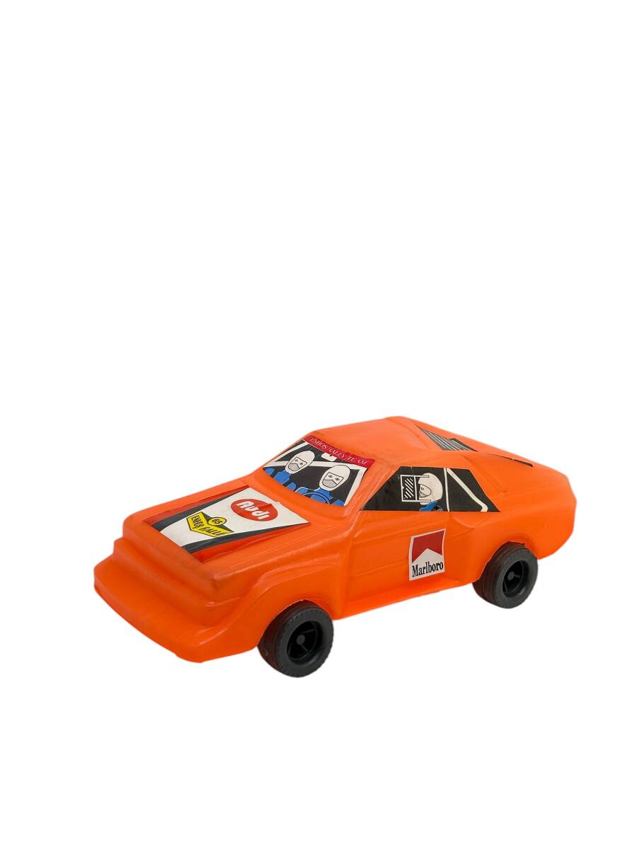 1980's Türk Malı Enhoş Üfleme Plâstik Oyuncak Audi Ralli Aracı (Sıfır Ürün) AOB4585 - 8