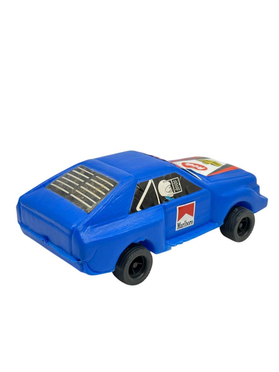 1980's Türk Malı Enhoş Üfleme Plâstik Oyuncak Audi Ralli Aracı (Sıfır Ürün) AOB4586 - 5