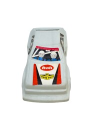 1980's Türk Malı Enhoş Üfleme Plâstik Oyuncak Audi Ralli Aracı (Sıfır Ürün) AOB4587 - 3