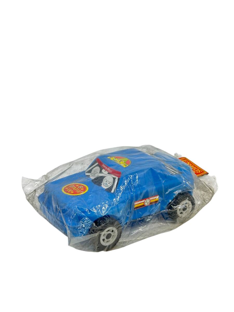 1980's Türk Malı Enhoş Üfleme Plâstik Oyuncak BMW Ralli Aracı (Sıfır Ürün) AOB4581 - 2