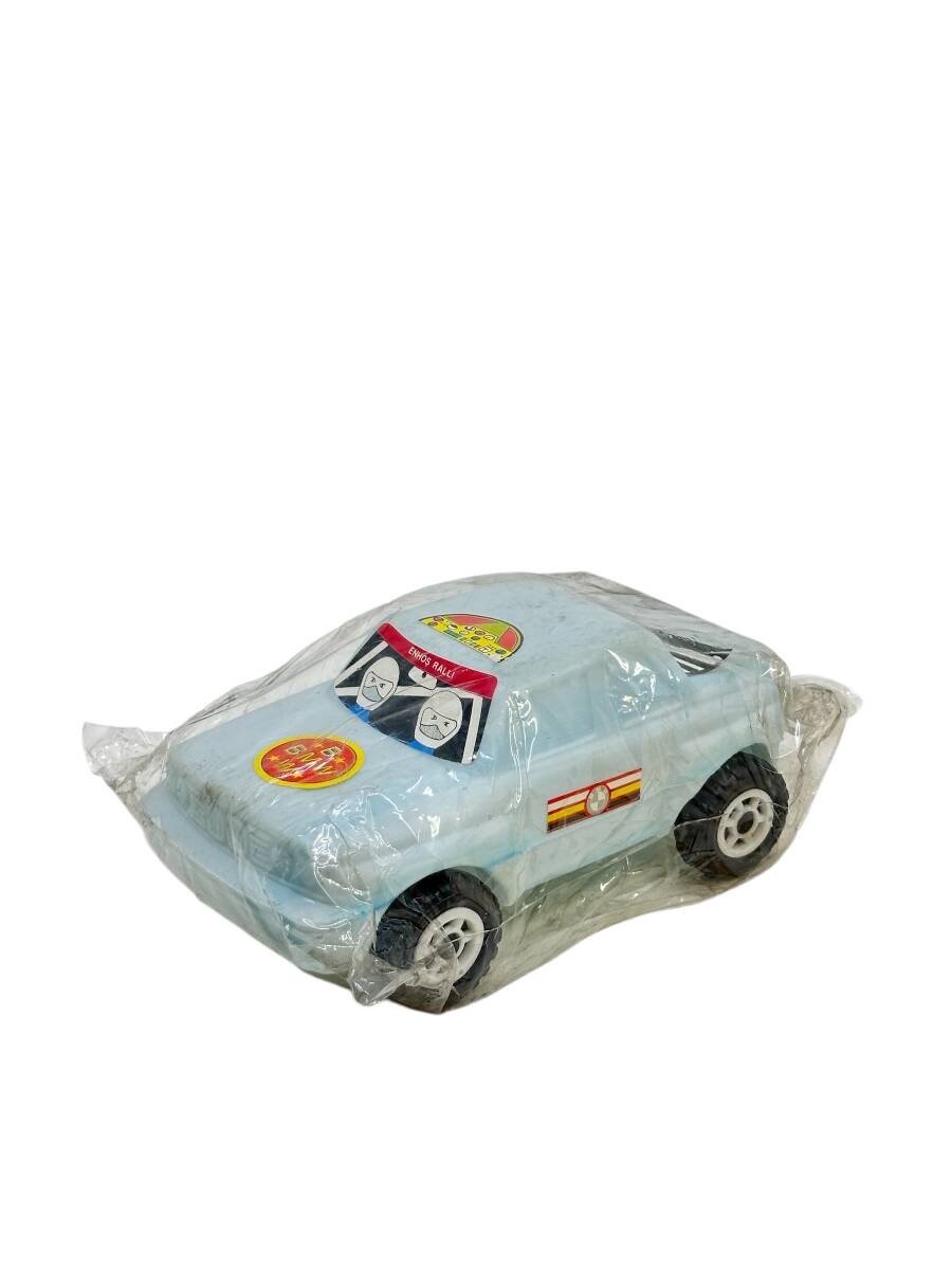 1980's Türk Malı Enhoş Üfleme Plâstik Oyuncak BMW Ralli Aracı (Sıfır Ürün) AOB4582 - 2