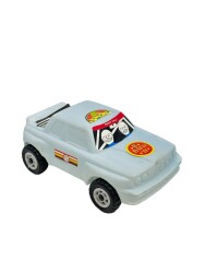 1980's Türk Malı Enhoş Üfleme Plâstik Oyuncak BMW Ralli Aracı (Sıfır Ürün) AOB4582 - 4