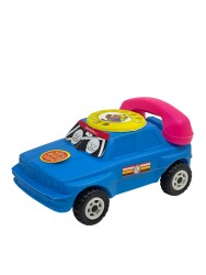 1980's Türk Malı Enhoş Üfleme Plâstik Oyuncak Telefonlu BMW Ralli Aracı (Sıfır Ürün) AOB4590 - 8