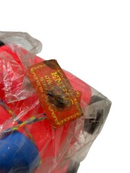 1980's Türk Malı Enhoş Üfleme Plâstik Oyuncak Telefonlu BMW Turbo Yarış Aracı (Sıfır Ürün) AOB4568 - 7