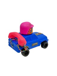 1980's Türk Malı Enhoş Üfleme Plâstik Oyuncak Telefonlu BMW Turbo Yarış Aracı (Sıfır Ürün) AOB4569 - 5