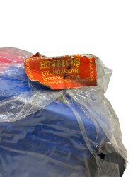 1980's Türk Malı Enhoş Üfleme Plâstik Oyuncak Telefonlu BMW Turbo Yarış Aracı (Sıfır Ürün) AOB4569 - 7