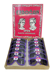 1980's Türk Malı Erdoğan Plâstik Spor (TS) Çocuk Gözlükleri AOB5102 - 1
