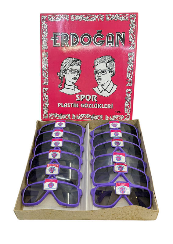 1980's Türk Malı Erdoğan Plâstik Spor (TS) Çocuk Gözlükleri AOB5102 - 1
