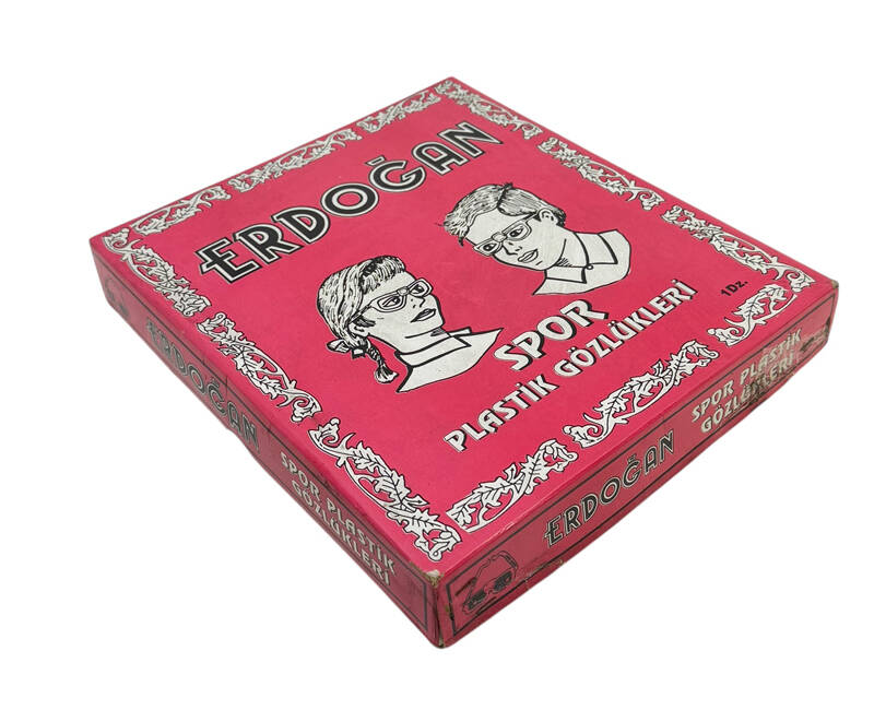 1980's Türk Malı Erdoğan Plâstik Spor (TS) Çocuk Gözlükleri AOB5102 - 2