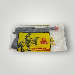 1980's Türk Malı Erkan Plâstik Oyuncak Ok Atan Tabanca (Sıfır Ürün) AOB5039 - 1