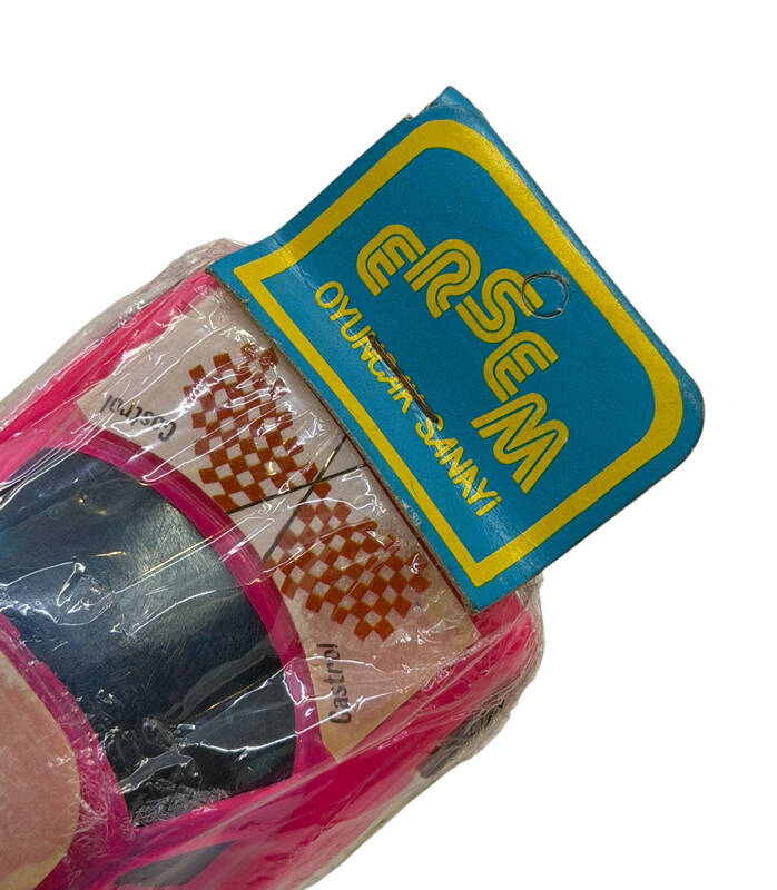 1980's Türk Malı Ersem Mika Plâstik Oyuncak Yarış Aracı (Sıfır Ürün) AOB5177 - 3