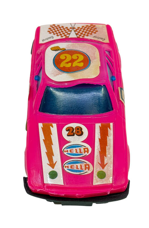 1980's Türk Malı Ersem Mika Plâstik Oyuncak Yarış Aracı (Sıfır Ürün) AOB5177 - 4