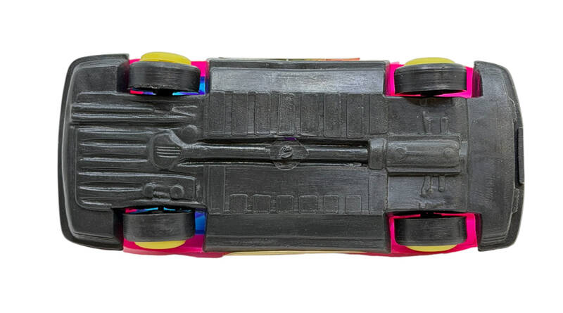 1980's Türk Malı Ersem Mika Plâstik Oyuncak Yarış Aracı (Sıfır Ürün) AOB5177 - 7