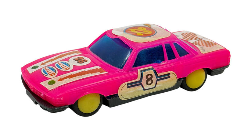 1980's Türk Malı Ersem Mika Plâstik Oyuncak Yarış Aracı (Sıfır Ürün) AOB5177 - 8