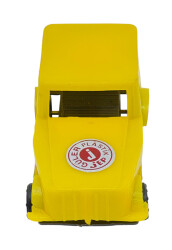 1980's Türk Malı Güler Kabuk Plâstik Oyuncak Jeep Aracı (Sıfır Ürün) AOB5173 - 3