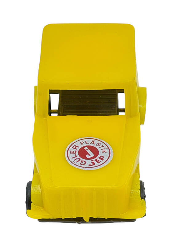 1980's Türk Malı Güler Kabuk Plâstik Oyuncak Jeep Aracı (Sıfır Ürün) AOB5173 - 3