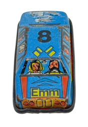 1980's Türk Malı Gürel Marka Teneke Oyuncak Mini Otomobil AOB5178 - 2