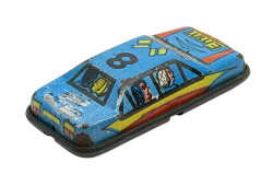 1980's Türk Malı Gürel Marka Teneke Oyuncak Mini Otomobil AOB5178 - 4