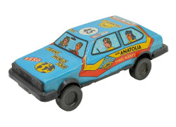 1980's Türk Malı Gürel Teneke Oyuncak VW Golf Araba AOB5190 - 1