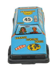 1980's Türk Malı Gürel Teneke Oyuncak VW Golf Araba AOB5190 - 2