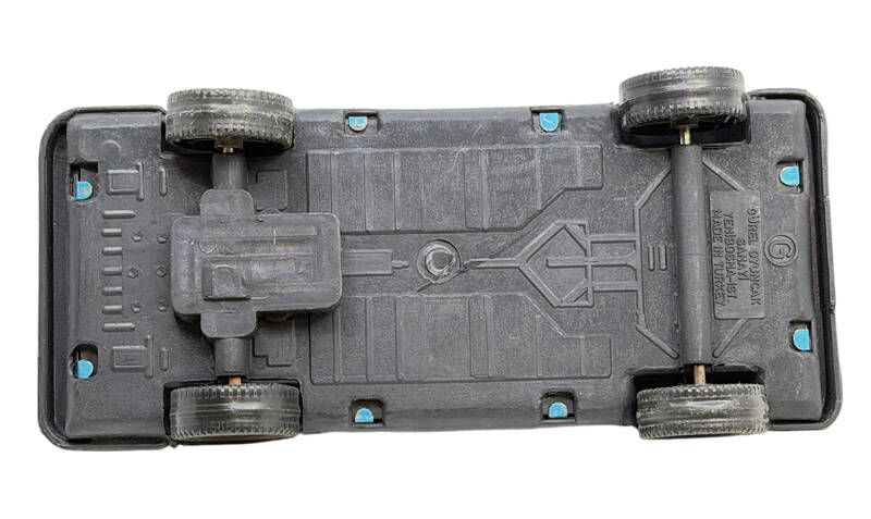 1980's Türk Malı Gürel Teneke Oyuncak VW Golf Araba AOB5190 - 5