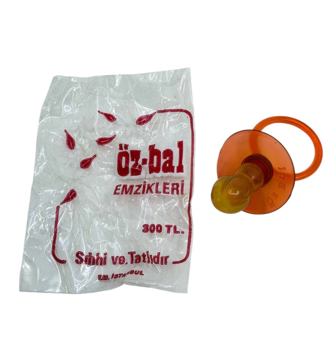 1980's Türk Malı Öz-Bal Emzikleri (İstanbul) *Sıhhi Ve Tatlıdır* AOB5258 - 2