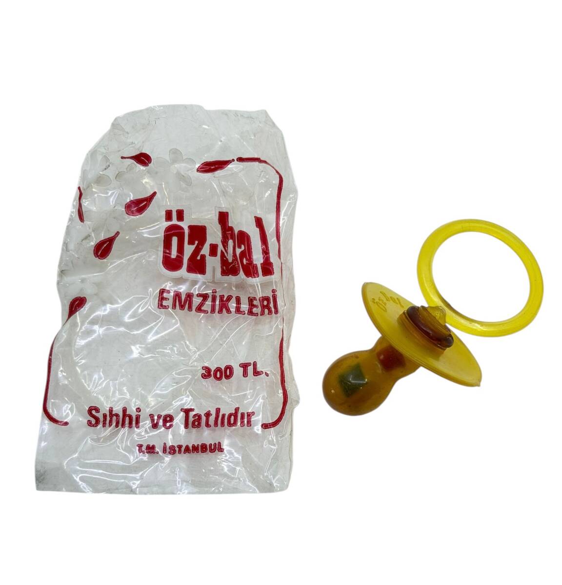 1980's Türk Malı Öz-Bal Emzikleri (İstanbul) *Sıhhi Ve Tatlıdır* AOB5259 - 2