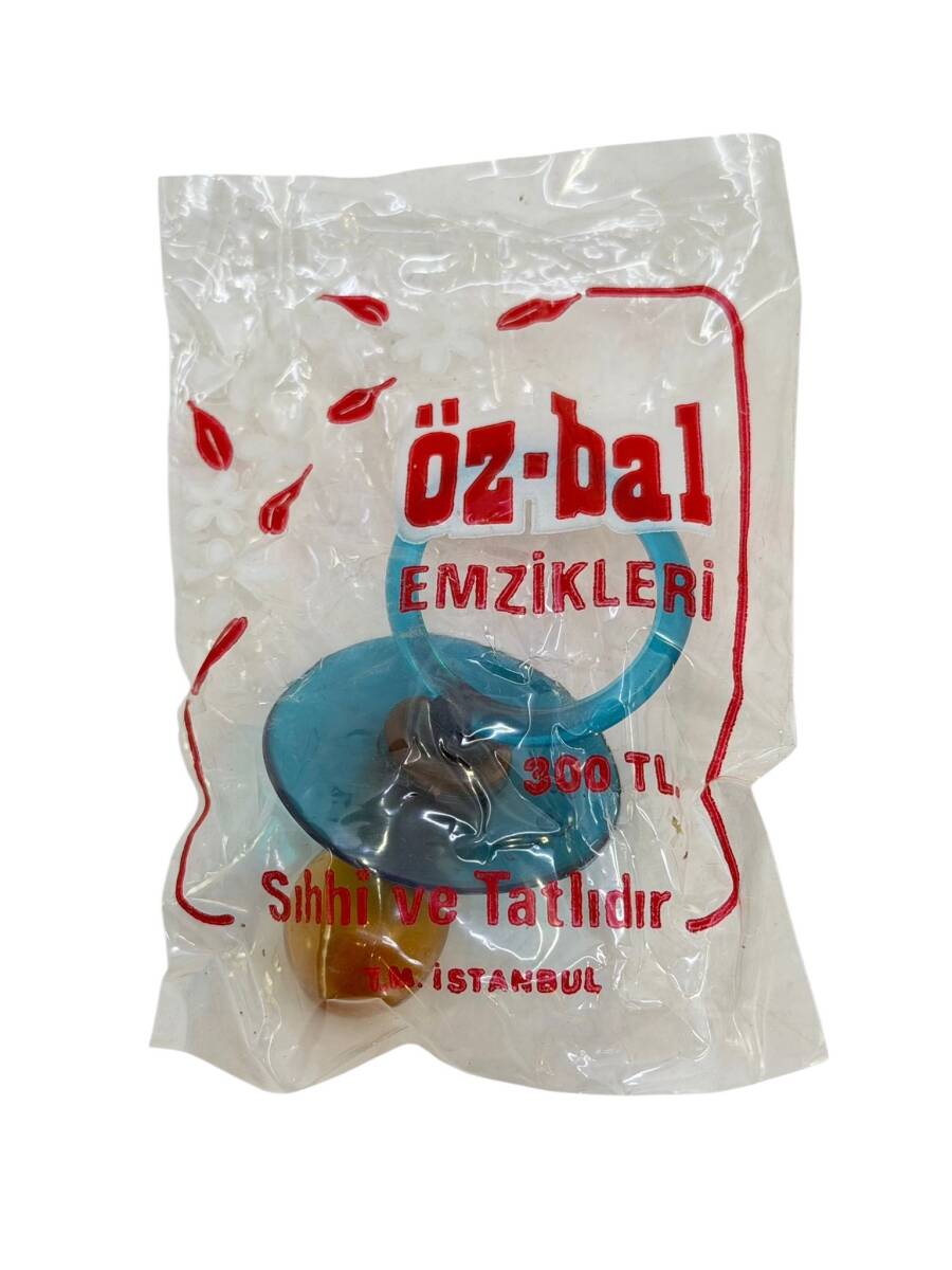 1980's Türk Malı Öz-Bal Emzikleri (İstanbul) *Sıhhi Ve Tatlıdır* AOB5260 - 3