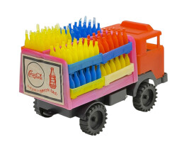 1980's Türk Malı Töre Plâstik Oyuncak Bedford Coca-Cola Kamyoneti *Nadir* AOB5105 - 4