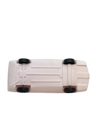 1980's Türk Malı Yalçın Üfleme Plâstik Oyuncak Polis Aracı (Sıfır Ürün) AOB4571 - 6