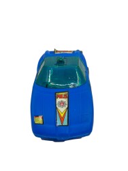 1980's Türk Malı Yalçın Üfleme Plâstik Oyuncak Polis Aracı (Sıfır Ürün) AOB4572 - 3
