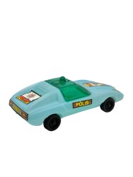 1980's Türk Malı Yalçın Üfleme Plâstik Oyuncak Polis Aracı (Sıfır Ürün) AOB4573 - 5