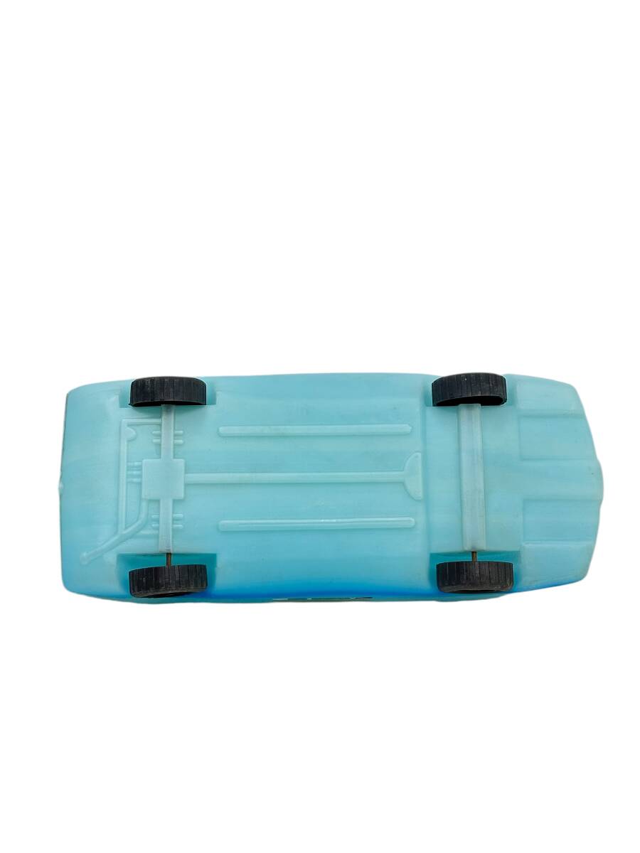 1980's Türk Malı Yalçın Üfleme Plâstik Oyuncak Polis Aracı (Sıfır Ürün) AOB4573 - 6